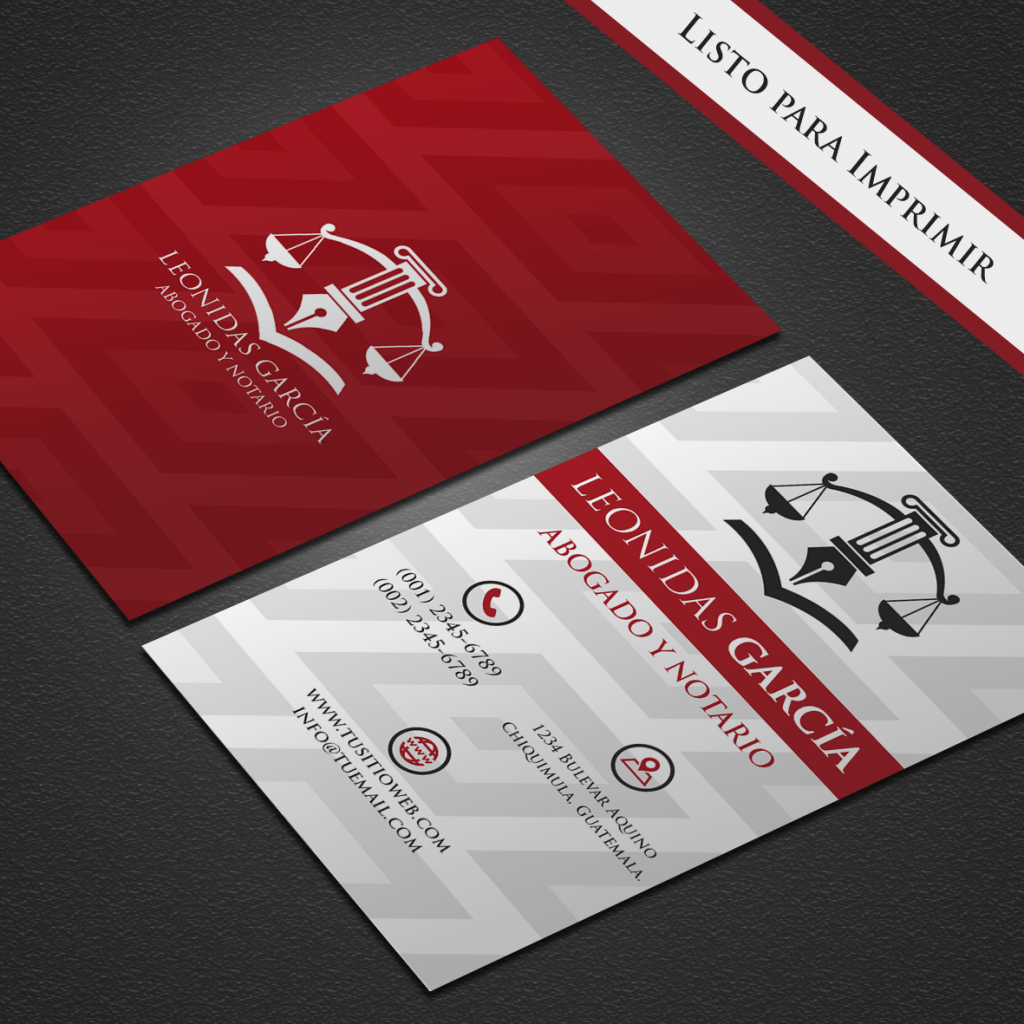 Plantilla tarjeta de presentación # 10
